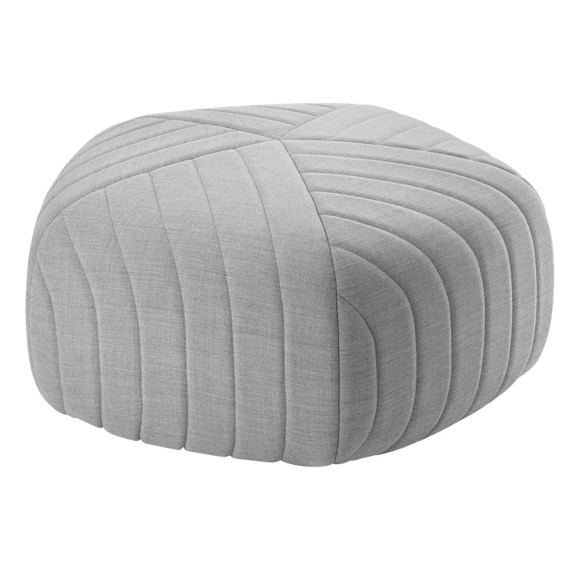 Pouf piccolo Five , Grigio chiaro Muuto