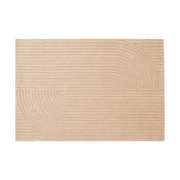 Relevo Rug Quattro tappeto in lana - Light rose, 170x240 cm - Muuto