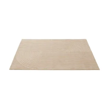 Relevo Rug Quattro tappeto in lana - Light rose, 170x240 cm - Muuto
