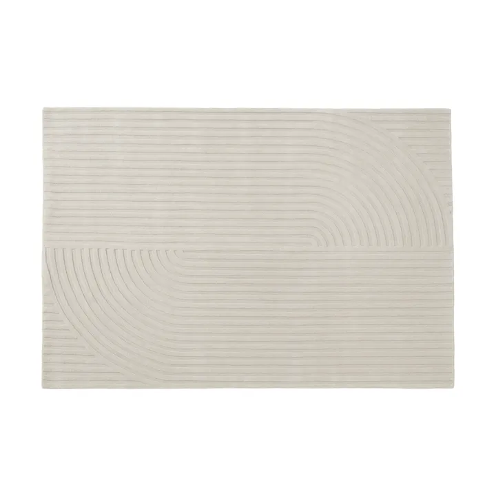 Relevo Rug Quattro tappeto in lana - Off white, 170x240 cm - Muuto