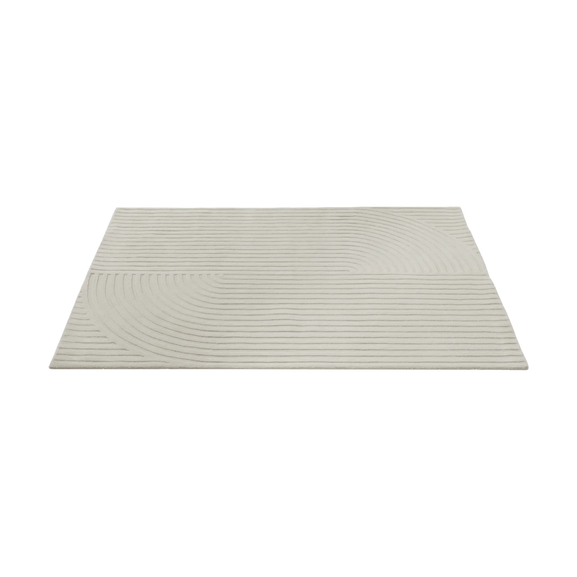 Relevo Rug Quattro tappeto in lana, Off white, 170x240 cm Muuto