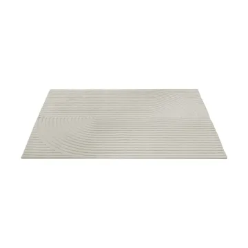 Relevo Rug Quattro tappeto in lana - Off white, 170x240 cm - Muuto