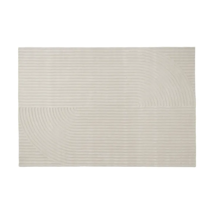 Relevo Rug Quattro tappeto in lana - Off white, 200x300 cm - Muuto