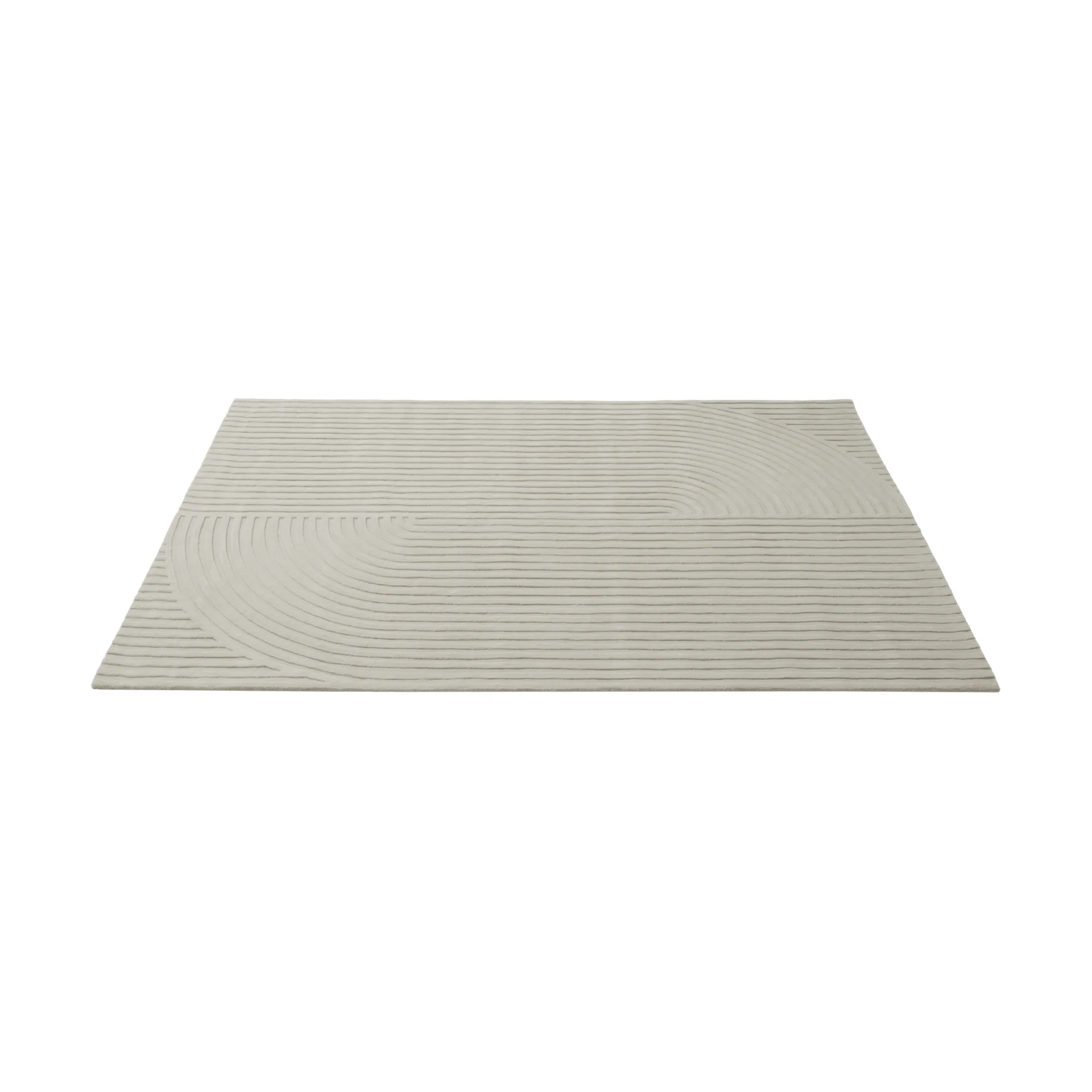 Relevo Rug Quattro tappeto in lana, Off white, 200x300 cm Muuto