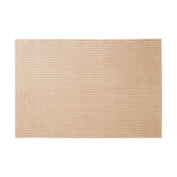 Relevo Rug Quattro tappeto in lana - Rosa chiaro, 200x300 cm - Muuto