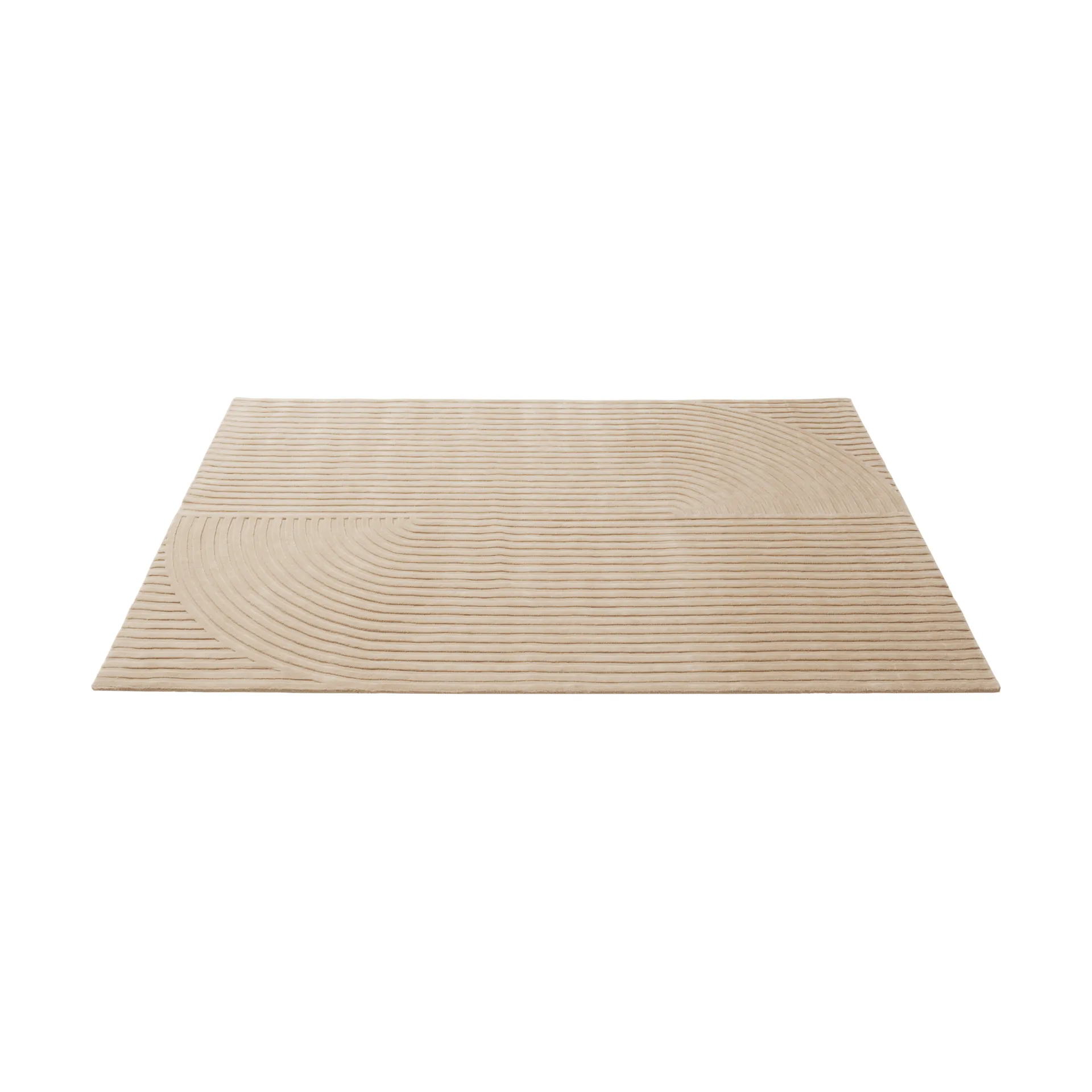 Relevo Rug Quattro tappeto in lana, Rosa chiaro, 200x300 cm Muuto