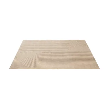 Relevo Rug Quattro tappeto in lana - Rosa chiaro, 200x300 cm - Muuto