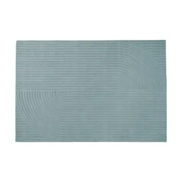 Relevo Rug Quattro tappeto in lana - Sage green, 200x300 cm - Muuto