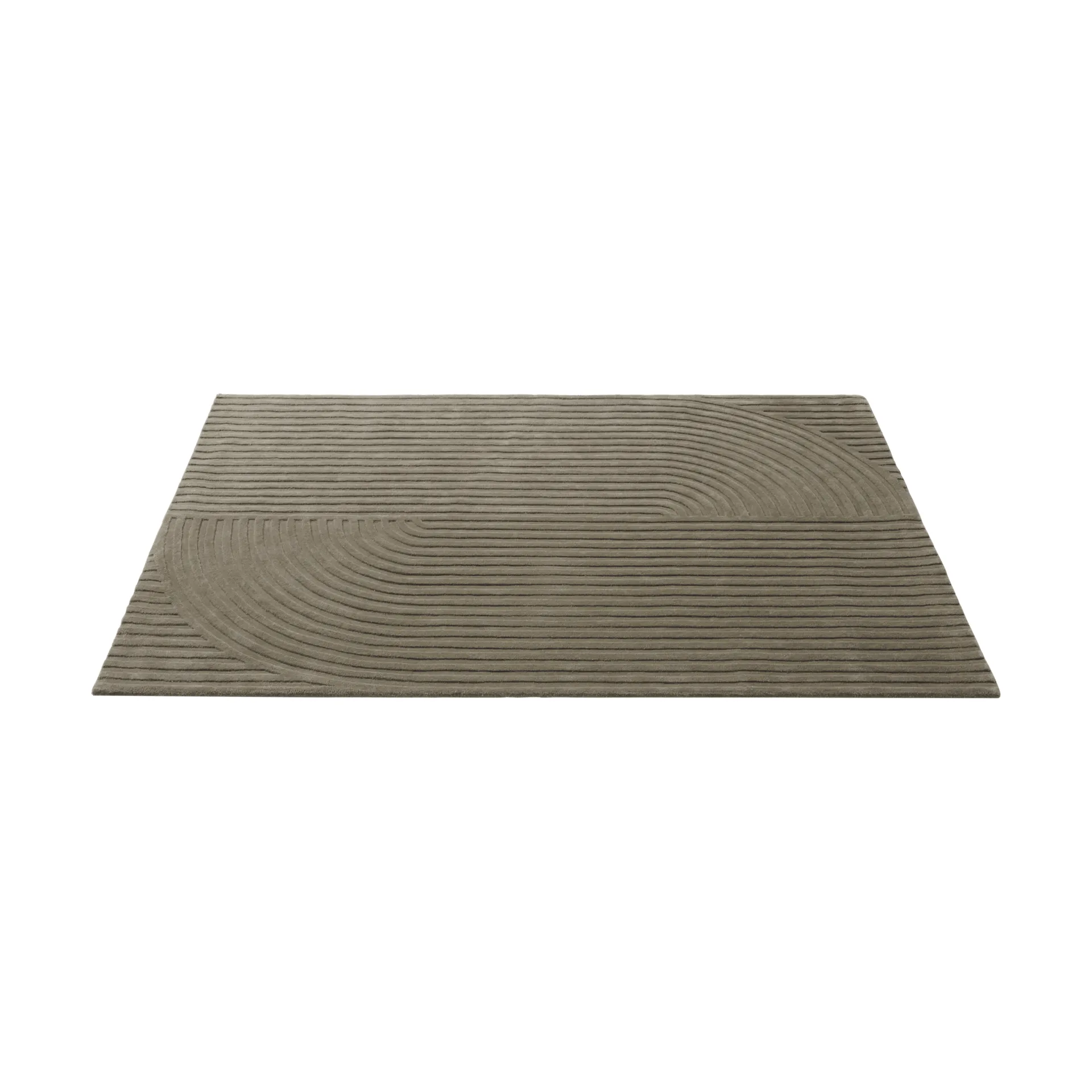 Relevo Rug Quattro tappeto in lana, Taupe, 170x240 cm Muuto