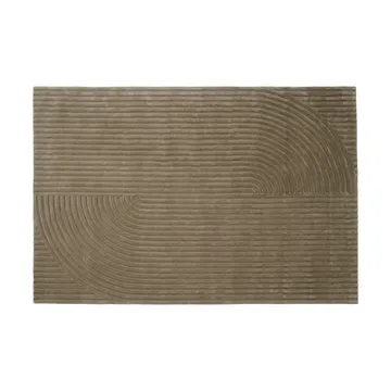 Relevo Rug Quattro tappeto in lana - Taupe, 200x300 cm - Muuto