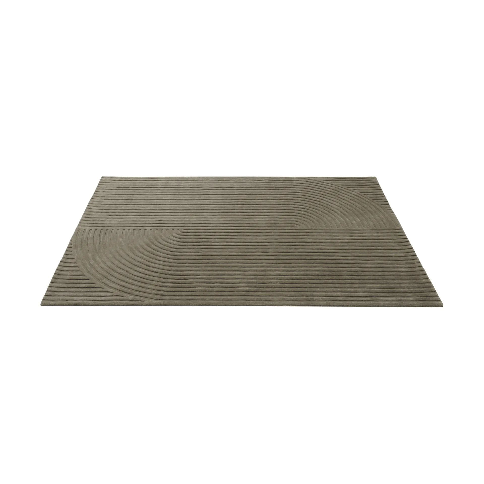 Relevo Rug Quattro tappeto in lana, Taupe, 200x300 cm Muuto