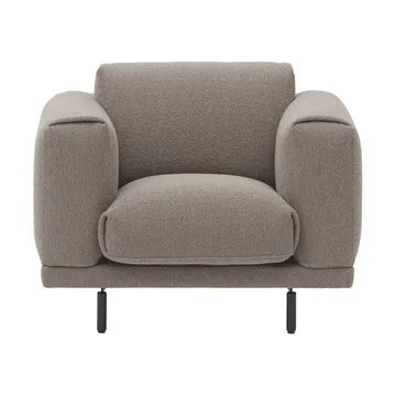 Rest Lounge Chair poltrona lounge - Hearth 6-gambe nere - Muuto