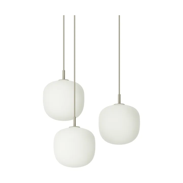Rime Pendant Cluster 3 lampadario - Grey, Ø18 cm - Muuto