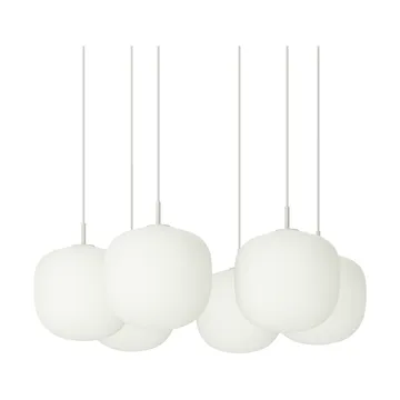 Rime Pendant Cluster 6 sospensione - Bianco, Ø25 cm - Muuto