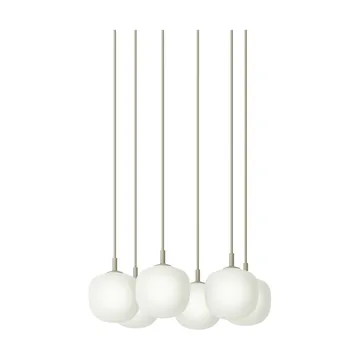 Rime Pendant Cluster 6 sospensione - Grigio, Ø12 cm - Muuto