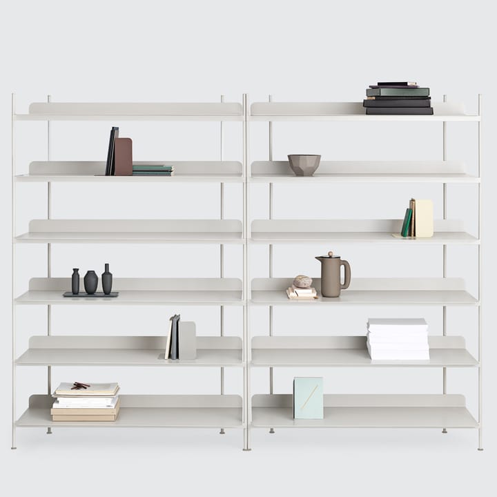 Scaffalatura Compile configuration 5, Grigio Muuto