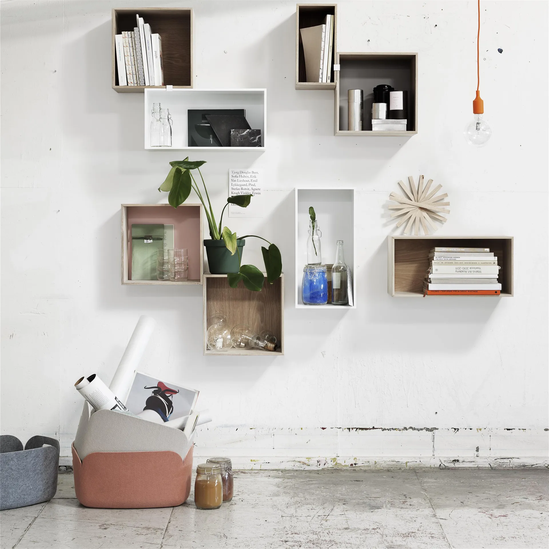 Scaffalatura Mini Stacked 2.0, grande, bianco Muuto