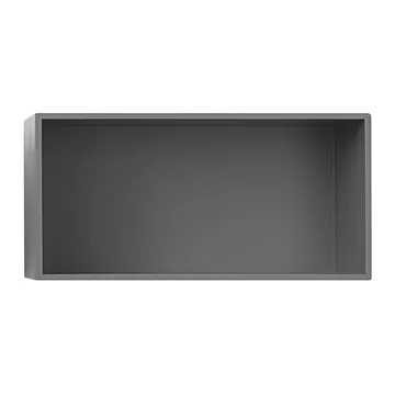 Scaffalatura Mini Stacked 2.0, grande - grigio - Muuto