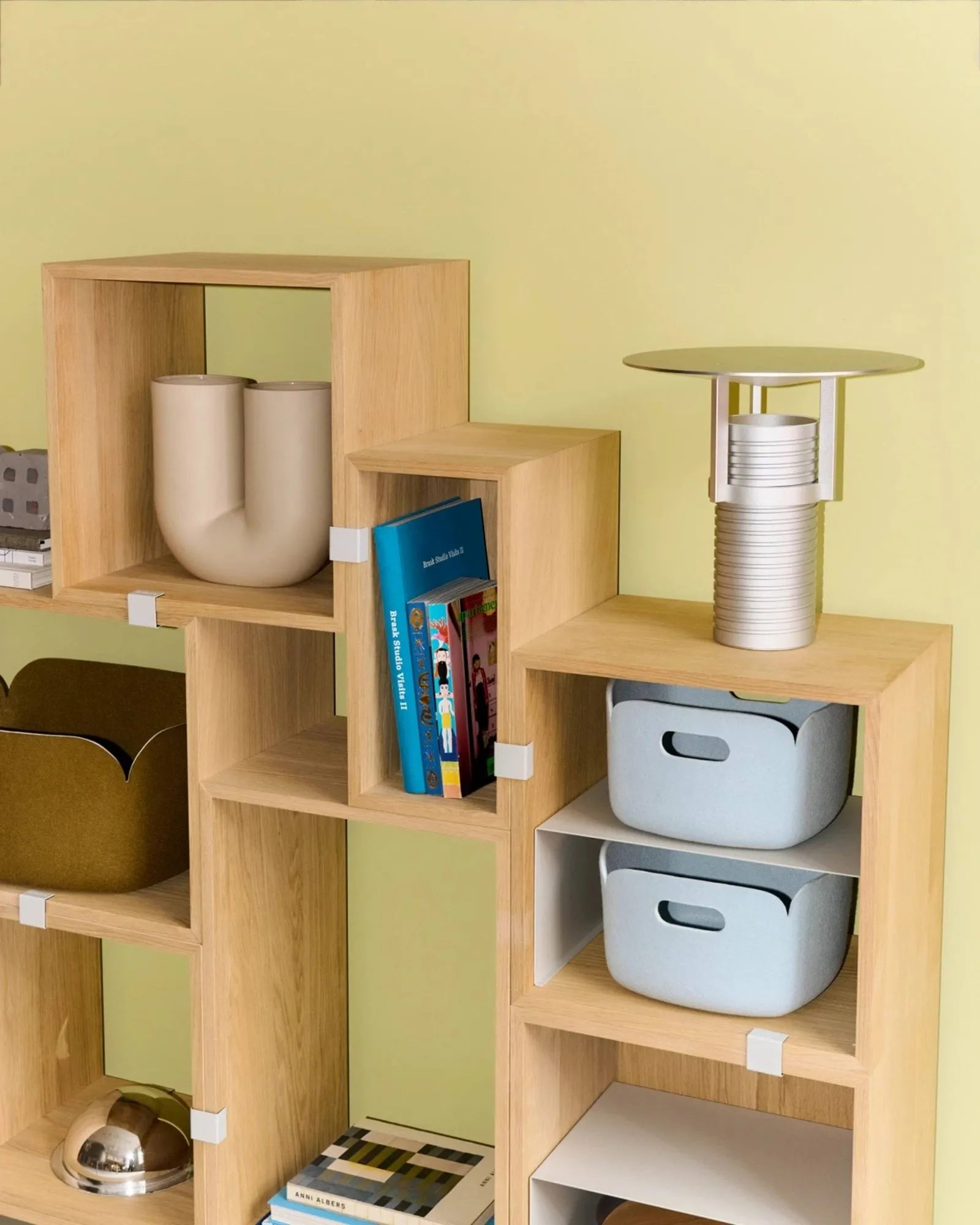 Scaffalatura Stacked 2.0 aperta, grande, rovere Muuto