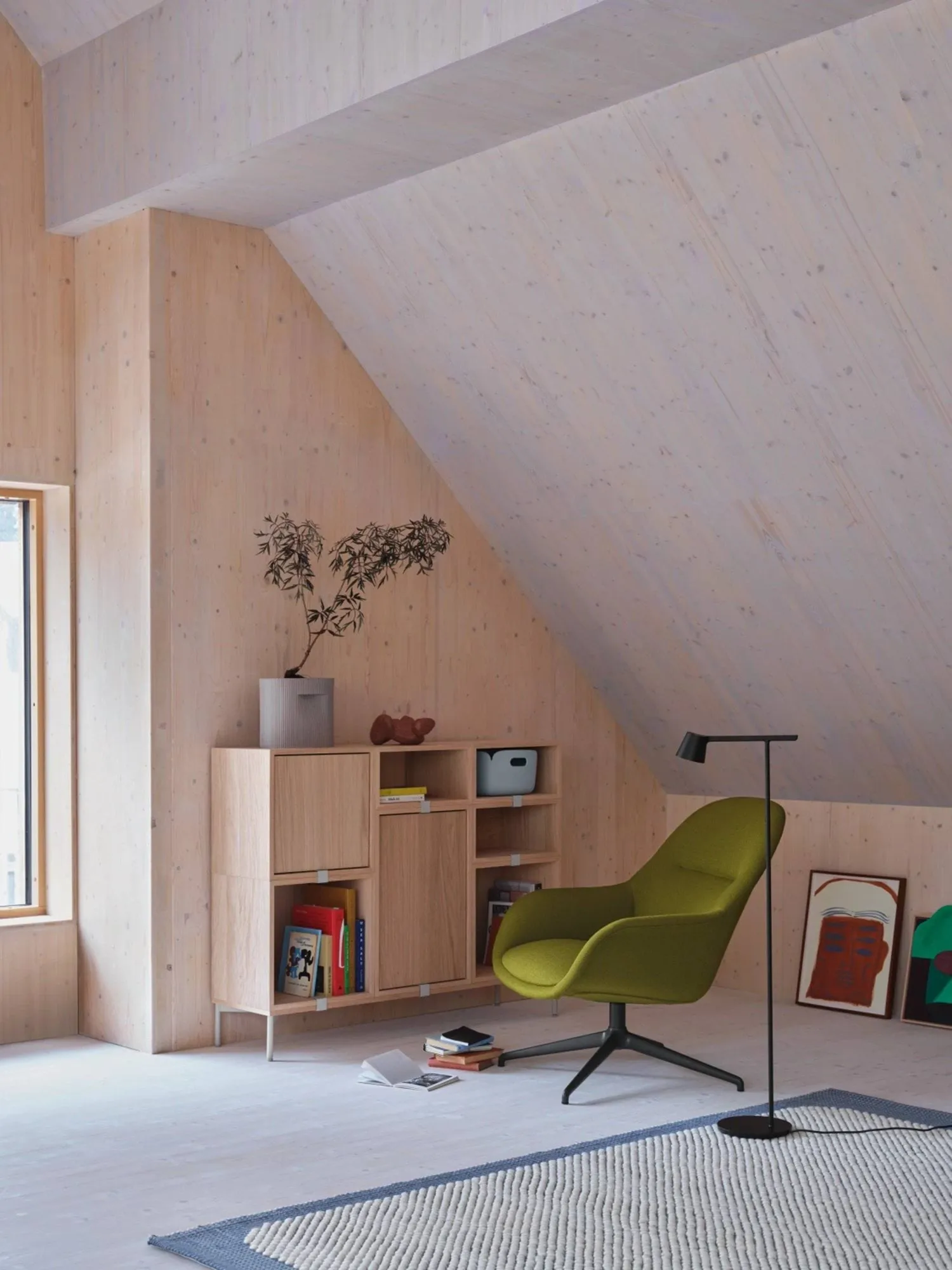 Scaffalatura Stacked 2.0 aperta, grande, rovere Muuto