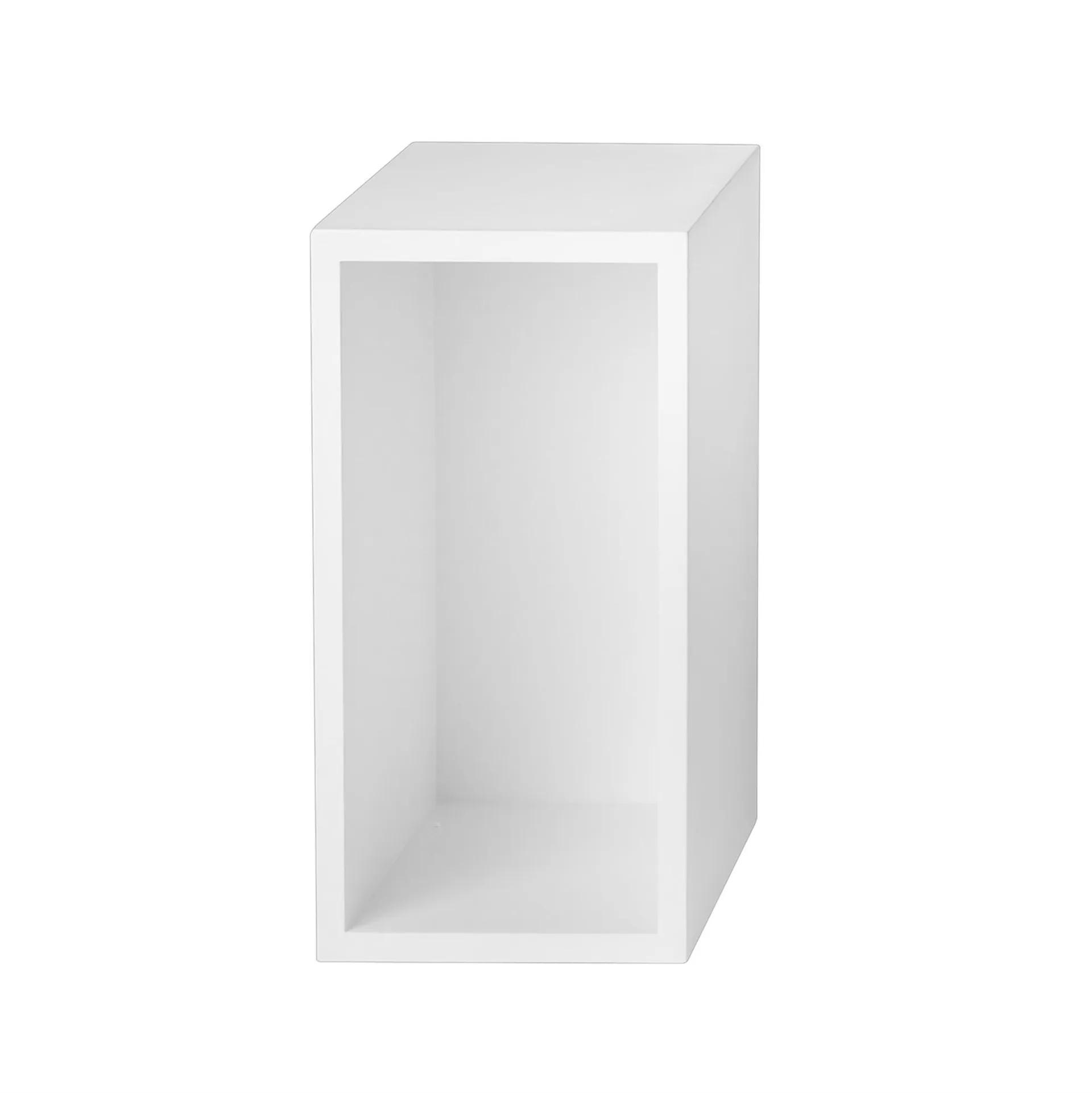 Scaffalatura Stacked 2.0 con piastra posteriore, piccola, bianco Muuto