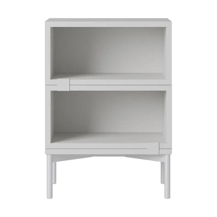 Scaffalatura Stacked comodino configurazione 1 - Grigio - Muuto