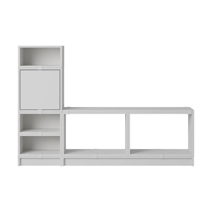 Scaffalatura Stacked hall configurazione 1 - Grigio - Muuto