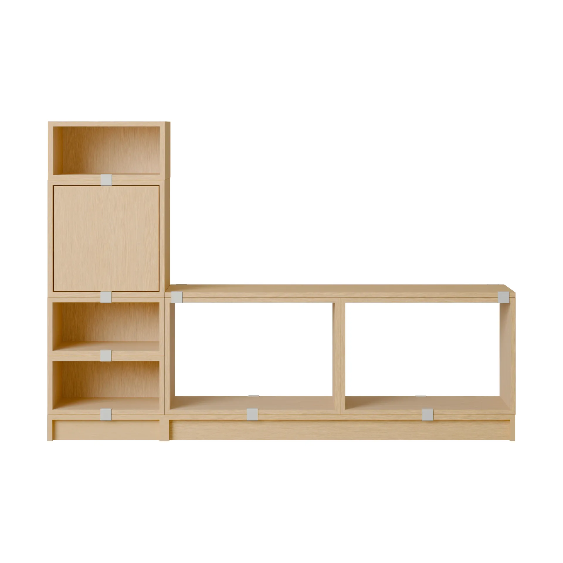 Scaffalatura Stacked hall configurazione 1, Rovere Muuto