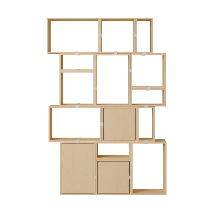Scaffalatura Stacked libreria configurazione 2 - Rovere - Muuto