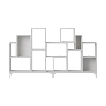Scaffalatura Stacked libreria configurazione 3 - Grigio - Muuto