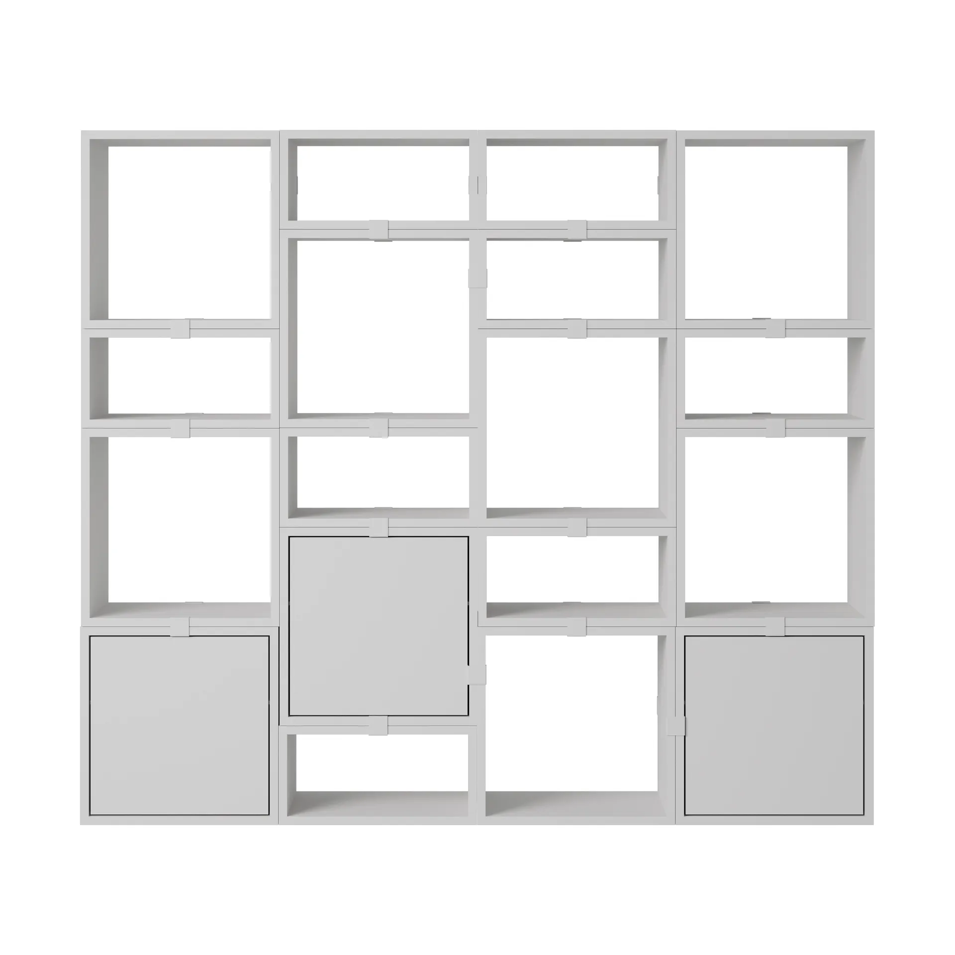 Scaffalatura Stacked libreria configurazione 4, Grigio Muuto
