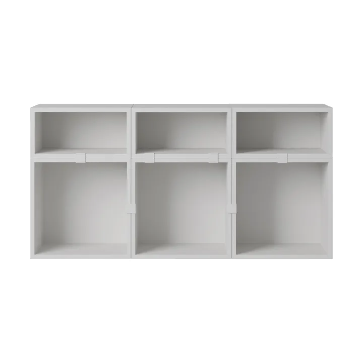 Scaffalatura Stacked sideboard configurazione 5 - Grigio - Muuto