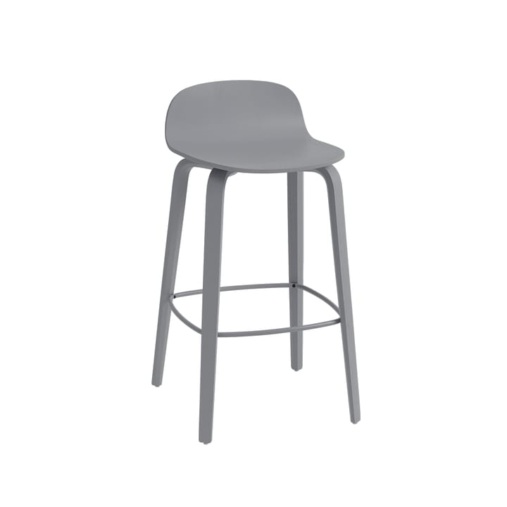 Sedia da bar Visu 65 cm - Grigio, grigio - Muuto