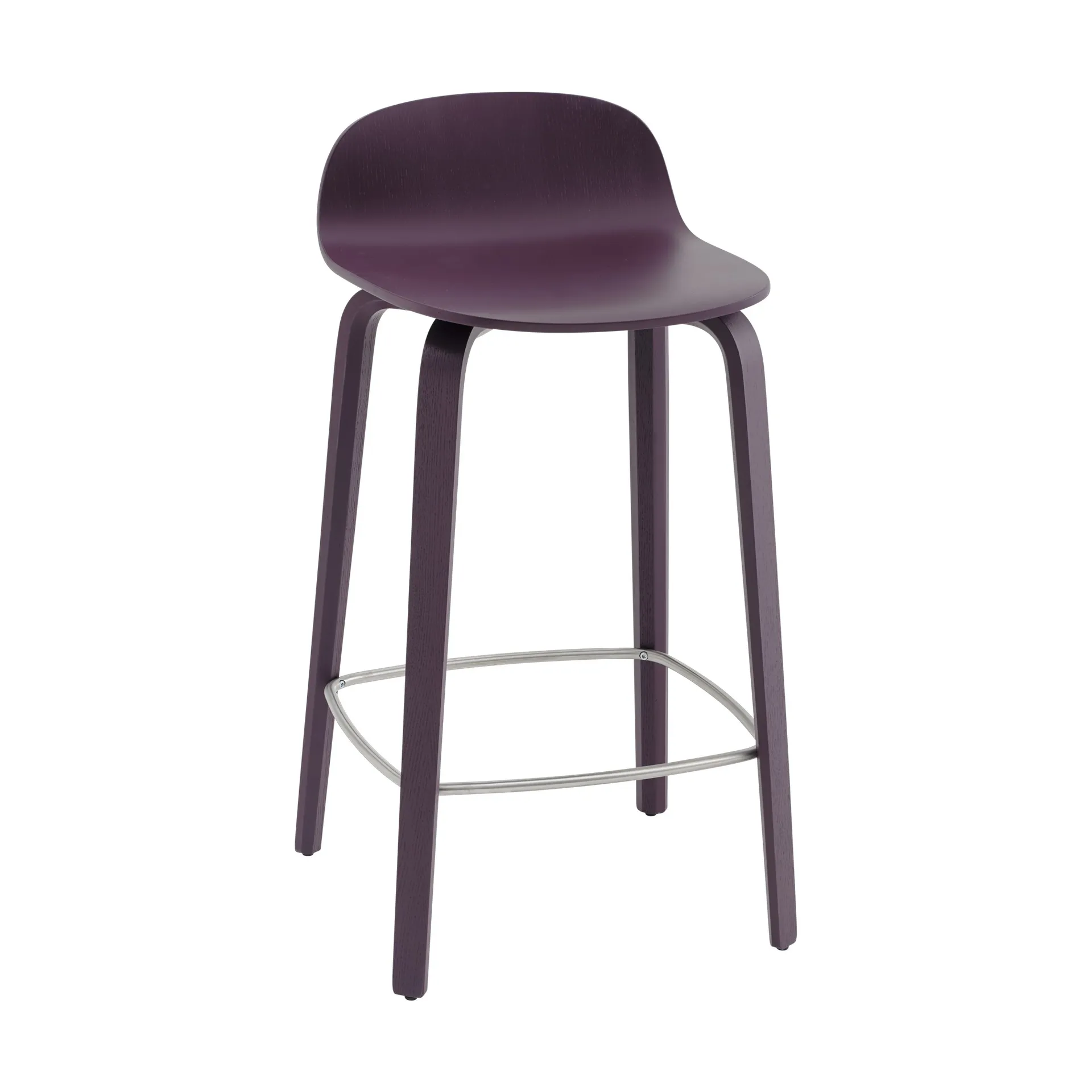 Sedia da bar Visu 65 cm, Prugna scuro Muuto