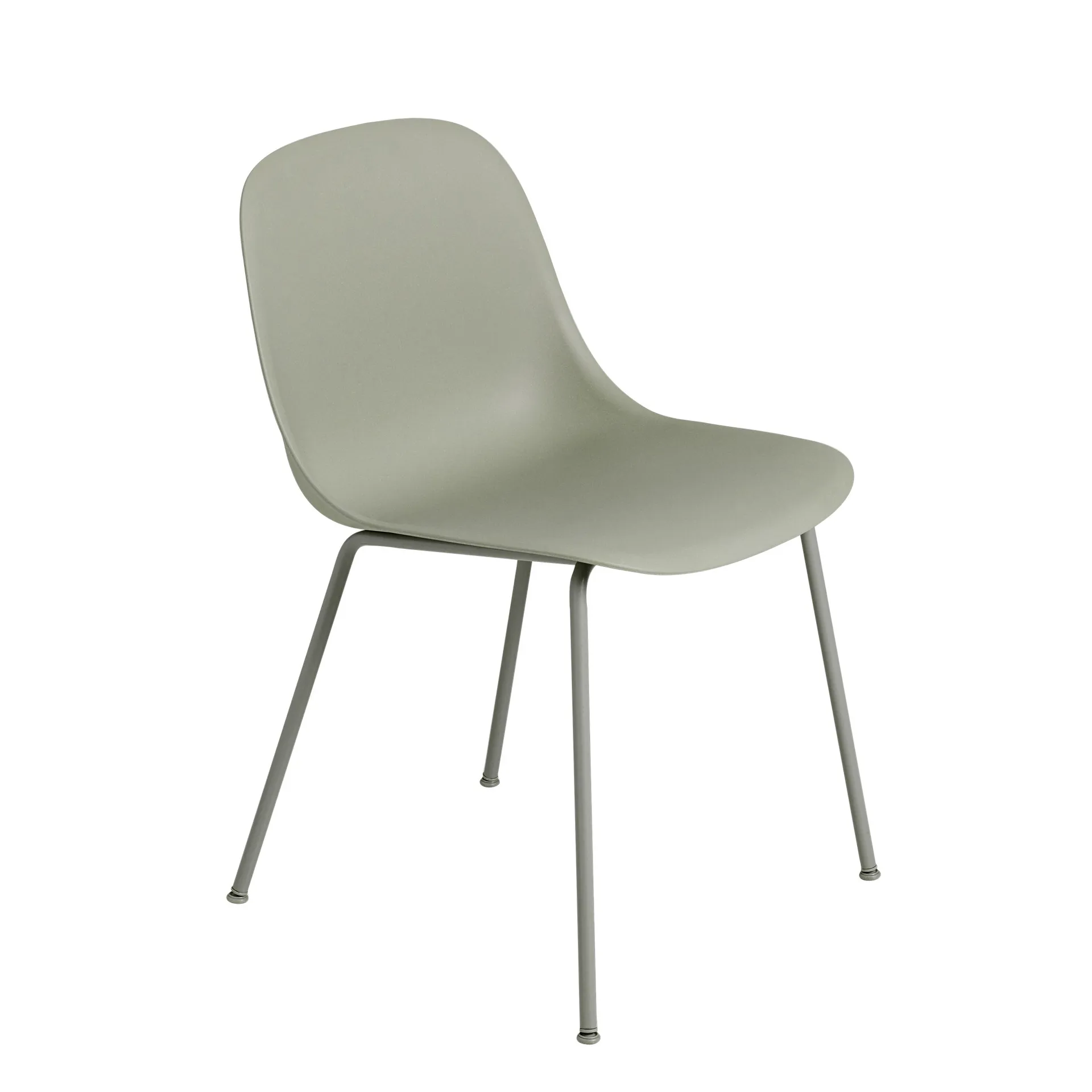 Sedia Fiber, Dusty green (plastica) Muuto