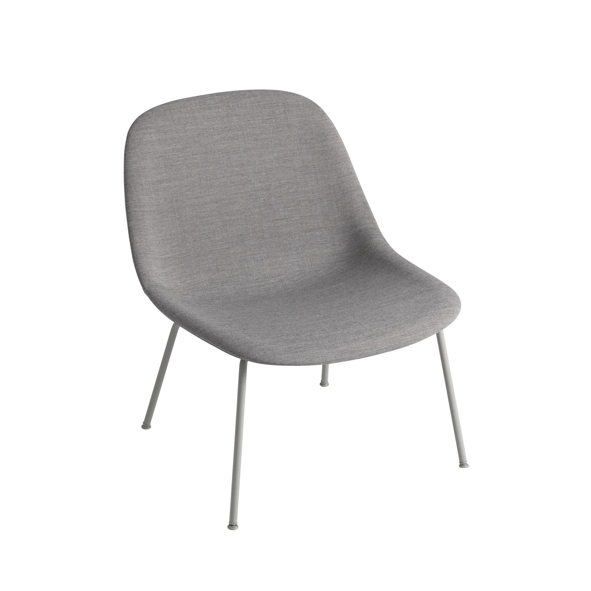 Sedia Fiber Lounge con gambe in acciaio, Remix 133-grey Muuto