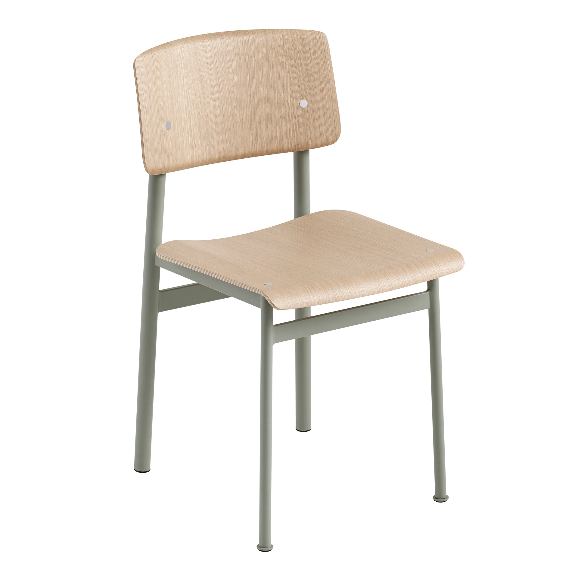 Sedia Loft Chair, dusty green-oak Muuto