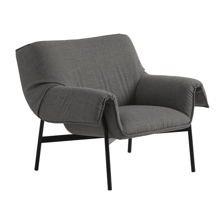 Sedia lounge Wrap - Sabi 151, nero - Muuto