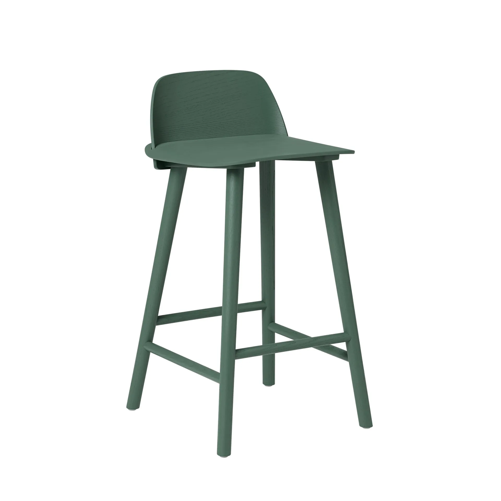 Sgabello da bar Nerd 65 Cm, Green Muuto