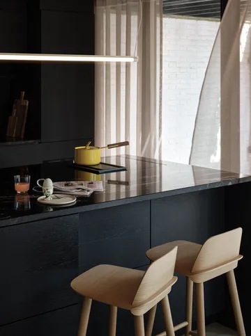 Sgabello da bar Nerd 65 Cm - Rovere - Muuto