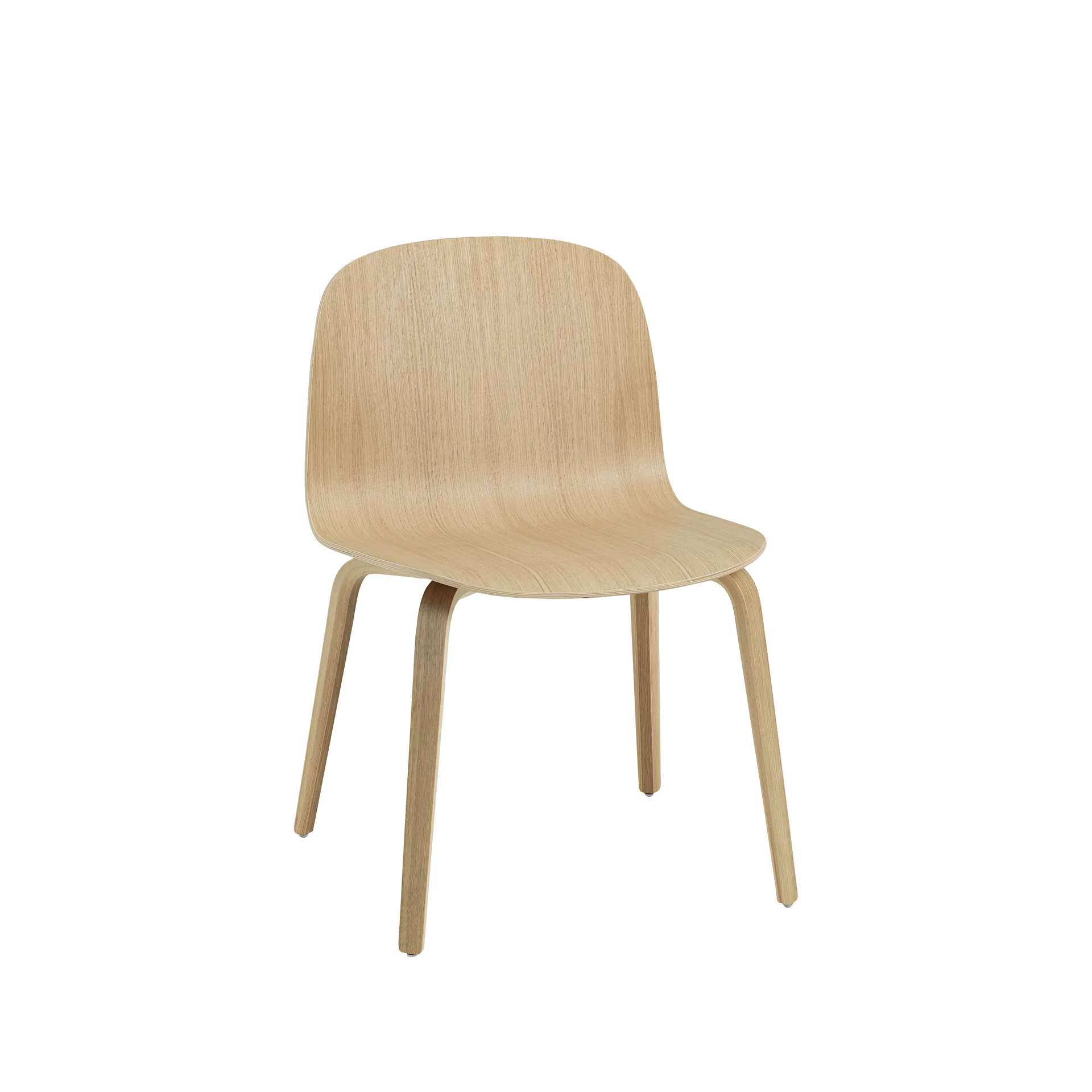 Sgabello Visu Wide, rovere, rovere Muuto