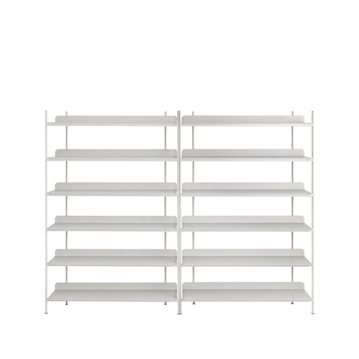 Sistema di scaffalature Compile configuration 8 - Grey - Muuto