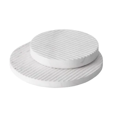 Sottobicchiere Groove marble - bianco piccolo - Muuto