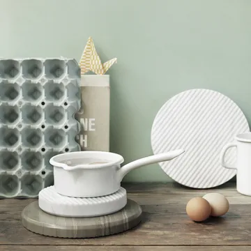 Sottobicchiere Groove marble - bianco piccolo - Muuto