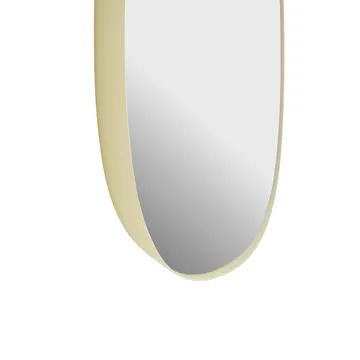 Specchio Framed - Giallo chiaro-clear, 150x50 cm - Muuto