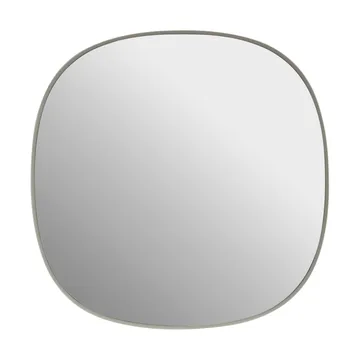 Specchio Framed - Grigio-trasparente, 40x40 cm - Muuto
