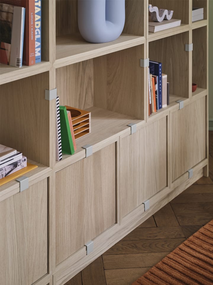 Stacked sistema di stoccaggio Bookcase Configuration 1, Rovere Muuto