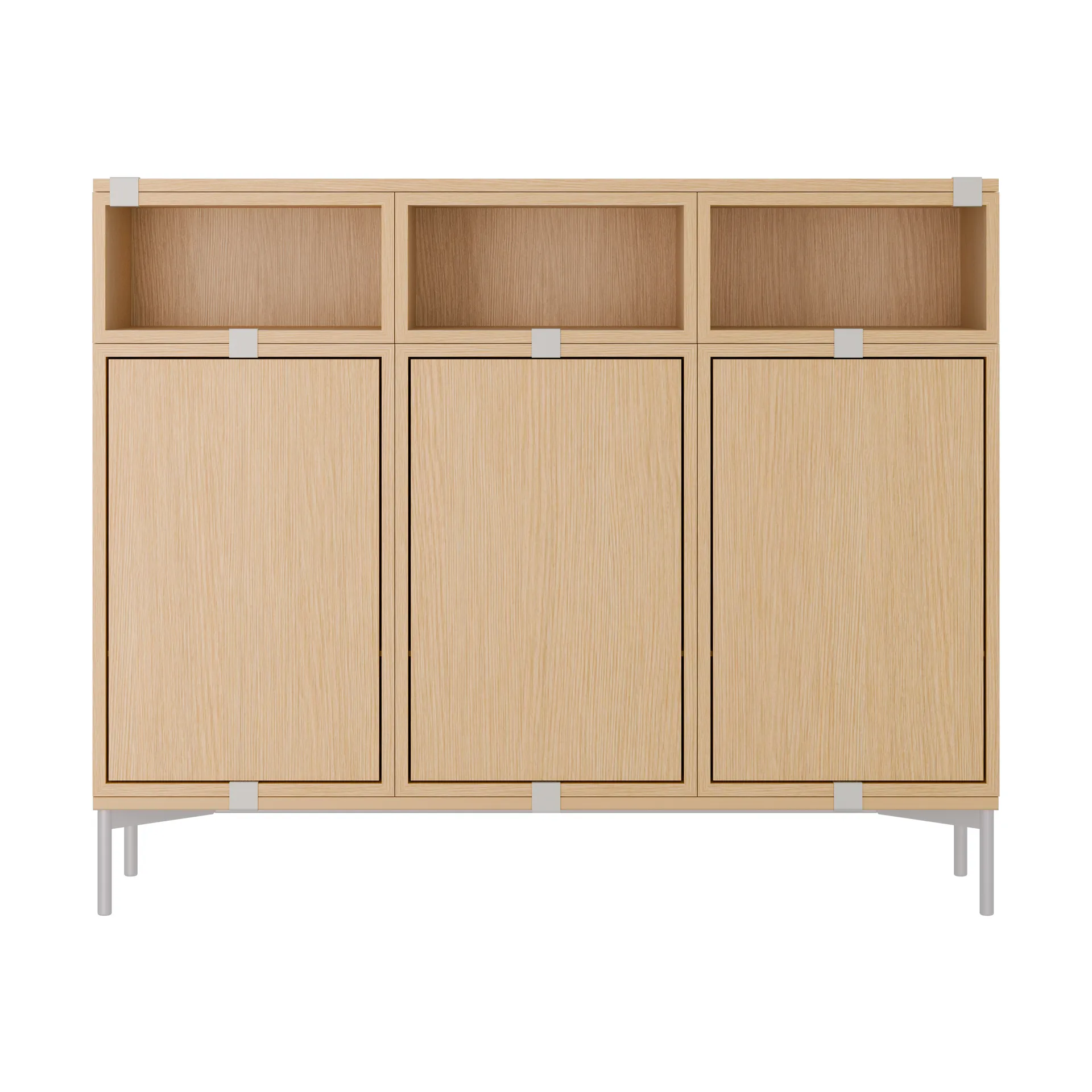 Stacked sistema di stoccaggio Sideboard Configuration 3, Rovere Muuto