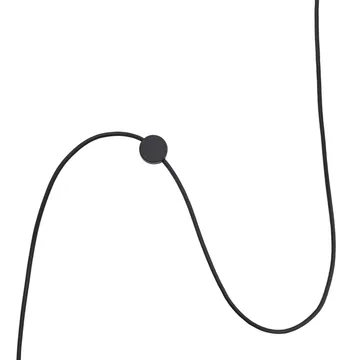 Staffa per cavo magnetico per lampada da parete Post - nero - Muuto