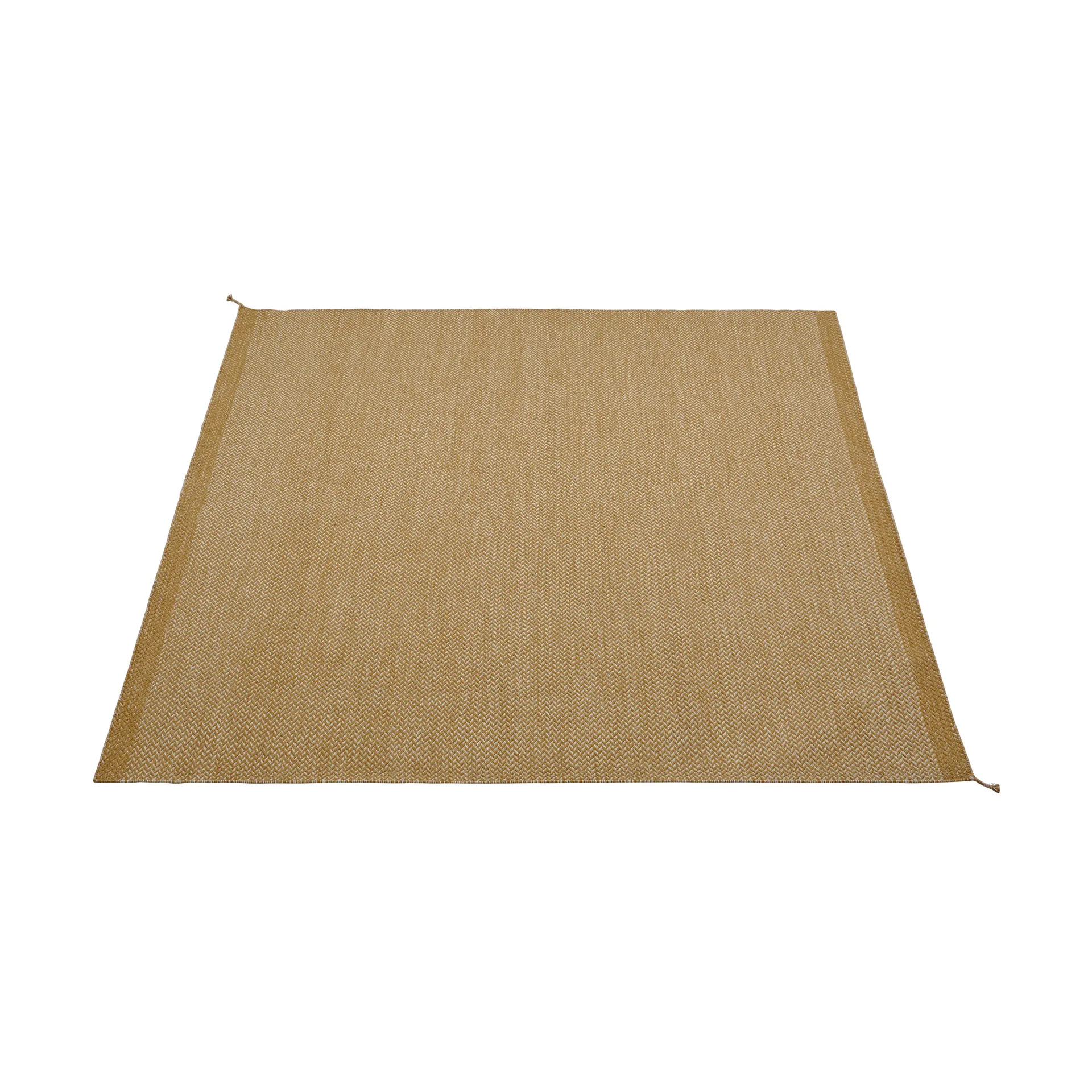 Tappeto in lana Ply 240x240 cm, Arancione bruciato Muuto